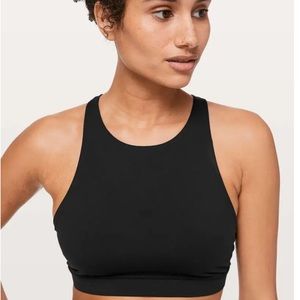 Lululemon High Energy Bra in Black Size 6
